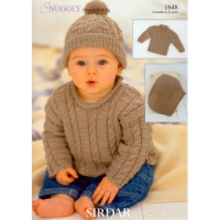 SL8 1648 Sweater, Hat, Blanket